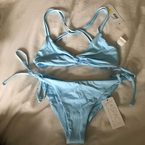 NWT Sky Blue Bikini